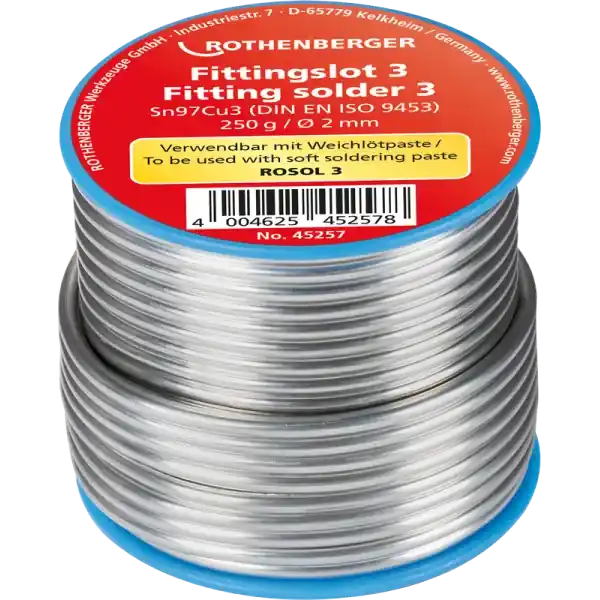 Legnépszerűbb Rothenberger Fitting forrasztó ón 2mm, 250g