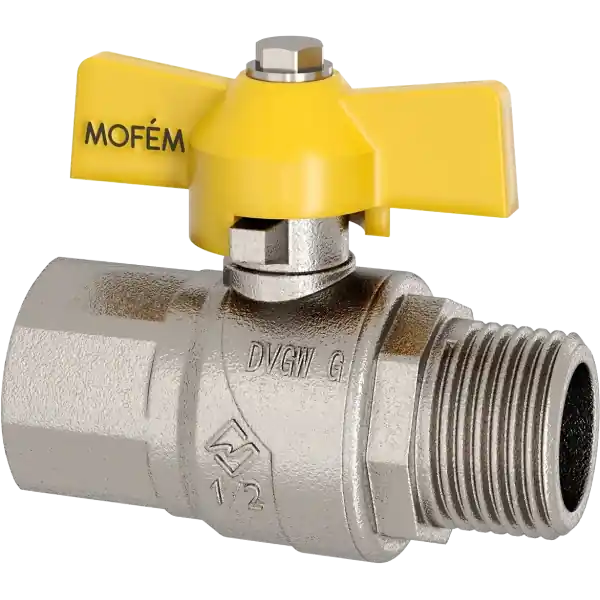 Mofém Flexum Evo gömbcsap gáz fix KB 1/2" Biztonságos fizetés