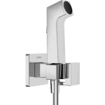 Hansgrohe Bidette Kevertvizes bidé kézizuhany E, 1jet, EcoSmart+, zuhanytartóval és 125cm-es zuhanytömlővel, Króm 29233000 Kedvezményes ár