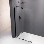 Biztonságos vásárlás SAPHO POLYSAN MODULAR SHOWER tolóajtó fix résszel, 1600mm, matt fekete profil, transzparent üveg (MS5-160B)