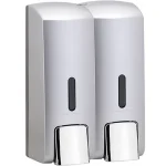 Expressz szállítás SAPHO BEMETA HOTEL Dupla szappanadagoló, 120x185x75mm, 2x300ml, ABS/matt (121209135)