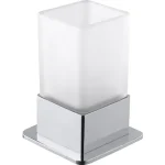 Árengedmény SAPHO BEMETA PLAZA Álló pohártartó, üveg, 75x170x75mm, 200ml, króm (140110061)