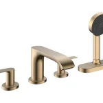 Vedd meg most Hansgrohe Vivenis Peremre szerelhető kádcsaptelep sBox-szal Szálcsiszolt Bronz 75444140