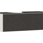 Expressz kézbesítés Hansgrohe Xevolos E Konzolos mosdószekrény Matt Homokbézs színben 980/550, 1 fiókkal, ráültetett mosdótálhoz Textil sötétszürke 54314660