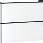 Alacsony ár Hansgrohe Xilesa E Mosdószekrény 980/470, 2 fiókos, Push-Open, normál mosdóhoz Matt Fehér 54297700