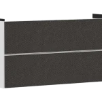 Csak ma Hansgrohe Xevolos E Mosdószekrény 1180/475, Matt Fehér színű, 2 fiókkal, normál mosdókhoz Textil sötétszürke 54184660