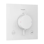 Akciós ár Hansgrohe Ecostat Comfort E Termosztát falsík alatti telepítéshez, 2 funkciós, beépített biztonsági funkcióval EN1717 Matt Fehér 33716700