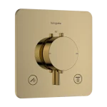 Hansgrohe Ecostat Comfort Q Falsík alatti termosztát, 2 funkciós Polírozott Arany Hatású 33713990 Kihagyhatatlan ajánlat