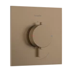 Hansgrohe Ecostat Comfort E Termosztát falsík alatti telepítéshez, 1 funkciós Szálcsiszolt Bronz 33710140 Újdonság