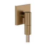 Hansgrohe FixFit Fine E Fali csatlakozó visszafolyásgátlóval Szálcsiszolt Bronz 28883140 Prémium