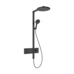 Hansgrohe Raindance Alive S Showerpipe 300, 2jet, EcoSmart, ShowerSelect Comfort Szálcsiszolt Fekete Króm 24596340 Kedvezmény