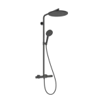 Hansgrohe Raindance Alive S Puro Showerpipe 300, 1jet, Ecostat Element Szálcsiszolt Fekete Króm 24592340 Szezonális akció