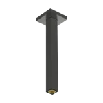 Biztonságos fizetés Hansgrohe Mennyezeti csatlakozó E, 300mm Szálcsiszolt Fekete Króm 24339340