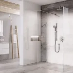 Árengedmény Ravak Walk-In Corner Set 110x80, zuhanykabin krómhatású+transparent GW1CD4C0SZ1