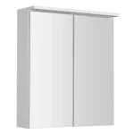 Utolsó esély SAPHO AQUALINE KAWA STRIP tükrösszekrény, LED világítással 60x70x22cm, fehér (WGL60S)