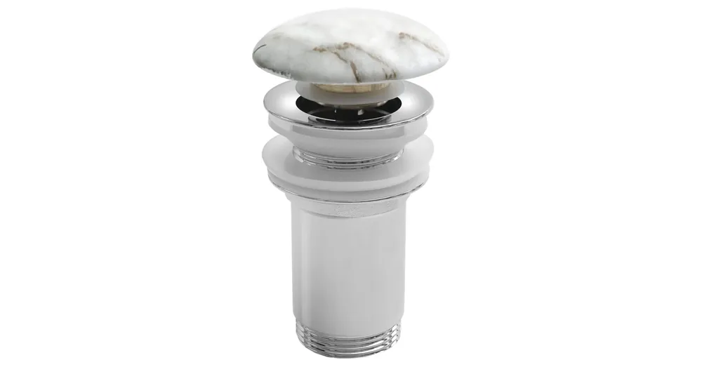 Szuper akció SAPHO klik-klak mosdólefolyó túlfolyó nélkül, 5/4“, 10-50mm, bianco carrara (AR900BC)