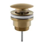 Gyors kiszállítás SAPHO klik-klak mosdólefolyó, 5/4“, matt arany (CV1002GB)