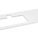 Szezonális akció SAPHO BRAHEA Rockstone pult, balos, 121x51,5cm (90+30cm), matt fehér (BL121-0101-L)