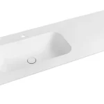 SAPHO TREOS Rockstone pult, 146,6x51,3cm, matt fehér (TS147-0101-L) Legkelendőbb