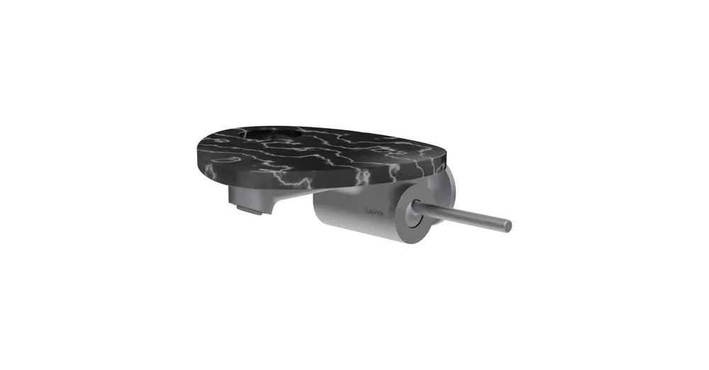 Vedd meg most LAUFEN ADA Fali mosdó csaptelep, 1-pontos Simiboxhoz, tálca lyukkal, Rozsdamentes Acél/Márvány Fekete HF506726506000