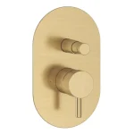 Ravak Espirit falba süllyesztet csaptelep, automatikus kétutas, belső egységgel ES 061.60GLB.O2, Gold Brushed X070608 Kedvezményes ár