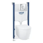 Grohe Solido Compact 5 az 1-ben WC szett, 1,13 méteres telepítési magasság, Fehér 103843SH00 Végkiárusítás