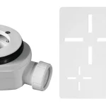Árengedmény SAPHO GELCO zuhanytálca szifon, 90mm, DN40, fehér fedél (KSM107W-SN90)