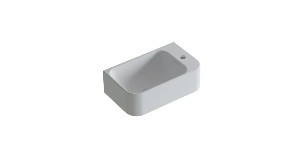 AREZZO design SORELLA 40 cm-es solid surface mosdó, fehér AR-813028WB Szezonális akció