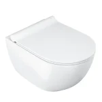 Ravak Uni Chrome RimOff fali WC, ülökével, fehér X03081 Kedvezmény