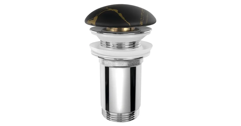 SAPHO klik-klak mosdólefolyó, kerámiafedéllel, 5/4“, 10-50mm, portoro márvány (AR900PT) Árcsökkenés