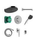 Hansgrohe Pulsify S Design ShowerSet 260 1jet Ecostat Comfort S termosztáttal és és iBox universal 2 alaptesttel 24624340 Újdonság