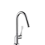 Hansgrohe Axor Citterio mosogató csaptelep kihúzható zuhanyfejjel 39835000 Azonnali szállítás