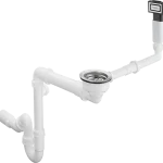 Hansgrohe D16-10 manuális le- és túlfolyógarnitúra egymedencés gránit mosogatóhoz 43927000 Csak ma