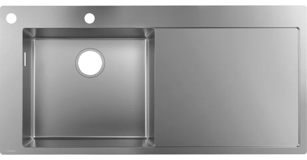 Korlátozott ajánlat Hansgrohe S718-F450 beépített mosogató 450 rozsdamentes 43332800