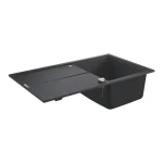 Outlet Grohe K400 50-C 86/50 1.0 Composite mosogató, gránit fekete 31640AP0
