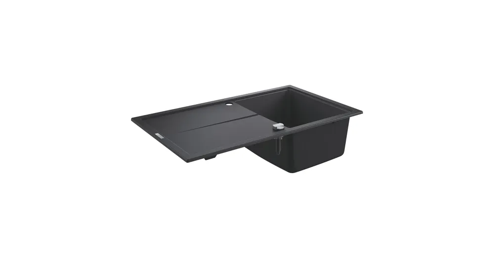 Outlet Grohe K400 50-C 86/50 1.0 Composite mosogató, gránit fekete 31640AP0