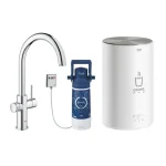 Grohe Red Duo csaptelep és kombi bojler M méret (4 liter), króm 30083001 Exkluzív ajánlat