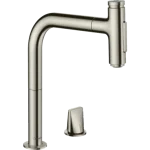 Hansgrohe Metris Select M71 - M7120-H200 2-lyukú egykaros konyhai csaptelep kihúzható kifolyóval 73819800 Különleges ajánlat