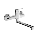 Szuper ajánlat JIKA Talas Trendy fali mosogató/mosdó csaptelep, 210 mm-es kifolyó H3112E70042301