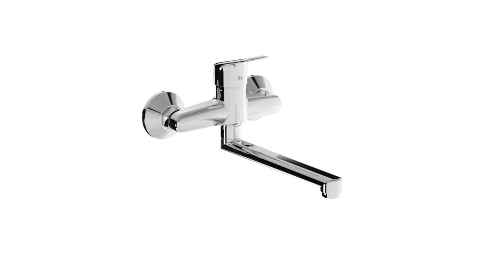 Szuper ajánlat JIKA Talas Trendy fali mosogató/mosdó csaptelep, 210 mm-es kifolyó H3112E70042301