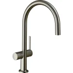 Hansgrohe Talis M54 1jet konyhai csaptelep elzárószeleppel, rozsdamentes acél 72805800 Azonnal elérhető