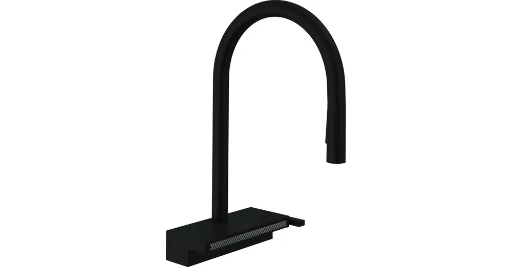 Hansgrohe Aquno Select M81 konyhai csaptelep 170, sBox-al, kihúzható kifolyóval, matt fekete 73831670 Akció