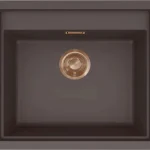 ELLECI - Mosogatótálca Sintesi 105 Keratek K87 Cocoa bronz tartozékokkal LKS10587BRZ Outlet