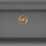 ELLECI - Mosogatótálca Sintesi 130 Keratek K99 Dark Grey bronz tartozékokkal LKS13099BRZ Azonnal elérhető