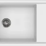 ELLECI - Mosogatótálca Sintesi 305 Keratek K96 White inox tartozékokkal LKS30596 Kihagyhatatlan ajánlat