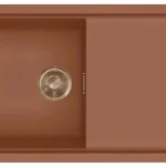ELLECI - Mosogatótálca Sintesi 480 Keratek K83 Cavern Clay bronz tartozékokkal LKS48083BRZ Vásárlói kedvenc