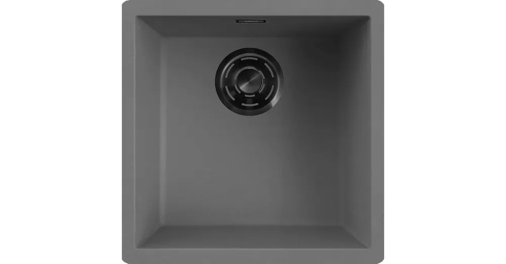 ELLECI - Mosogatótálca Zen 102 Keratek K99 Dark Grey fekete tartozékokkal LKZ10299BKM Exkluzív ajánlat