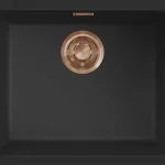 Kedvezmény ELLECI - Mosogatótálca Zen 105 Keratek K86 Black bronz tartozékokkal LKZ10586BRZ