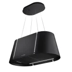Kedvezményes ár Faber Beat XL 800 mm széles sziget páraelszívó, Matt Fekete 345.0698.955
