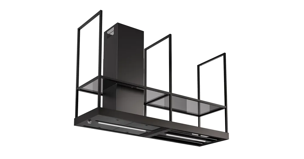 Újdonság Faber T-Shelf EV8 BK Matt A180 Szigetelszívó, 1800 mm szélességű, Matt Fekete 325.0606.131
